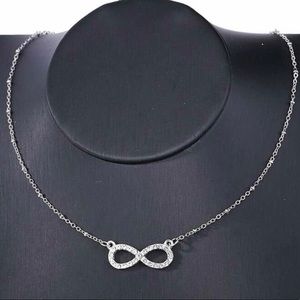 Silver Infinity Pendant Necklace
